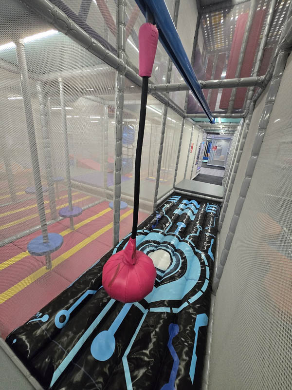 Kids Zipline attraction at Cosmic Air Adventure Park in Houston, Texas