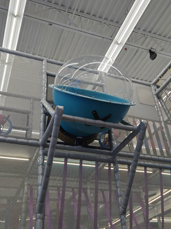 Echo Chamber at Cosmic Air indoor adventure park in Houston, TX.