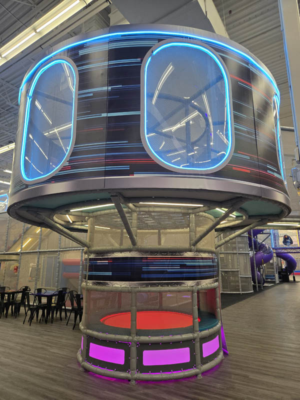 Lookout Tower at Cosmic Air Adventure Park in Houston, TX.