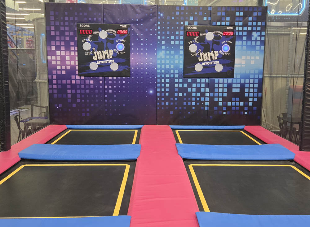 Head to Head Challenge at Cosmic Air indoor adventure park, Webster, TX.