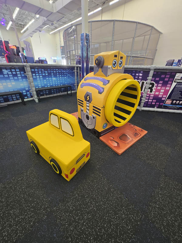 Toddler Roller for kids at Cosmic Air indoor park in Webster, Texas.