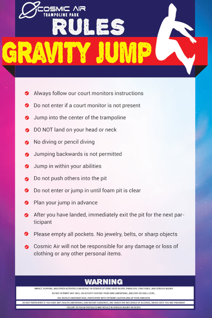 Gravity-Jump rules